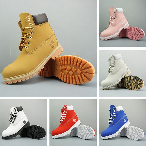 

Original timberland boot men women de igner boot che tnut triple black white camo green brown martin winter boot ize 36 46
