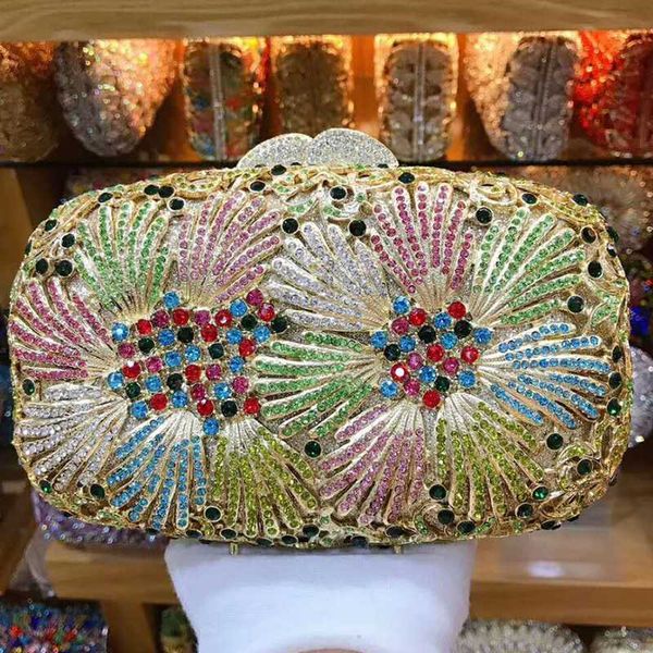 

2020 xiyuan green/blue/red rhinestone clutch bags fashion white pink crystal diamond evening handbags party mini phone case