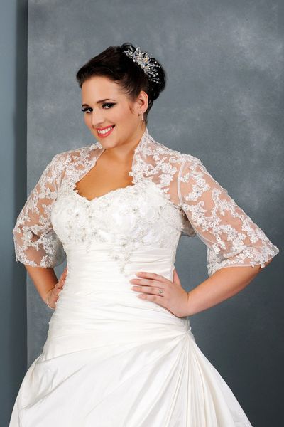 plus size bolero wedding
