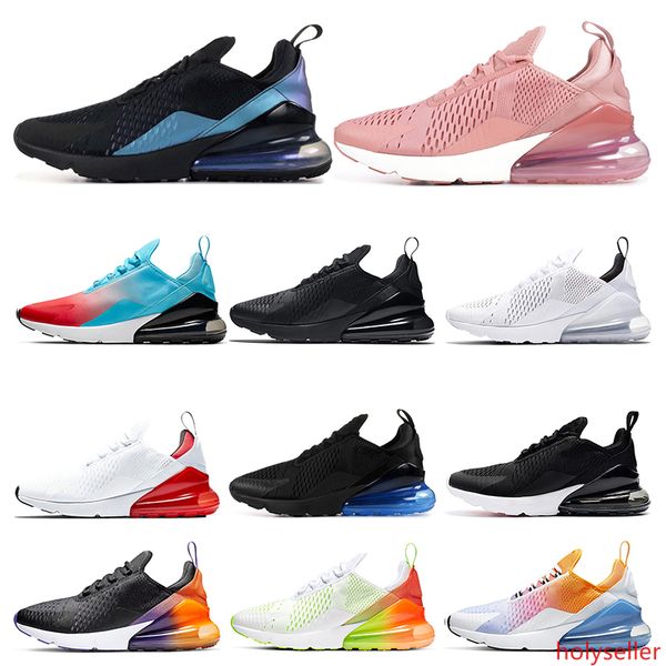 

2020 new arrivel running shoes for men triple black white black gradient rainbow firecracker laser fuchsia womens sports sneakers size 36-45