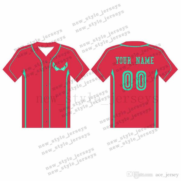 

67MAN Custom Baseball Jerseys Breathable 2019 Men youth Quick Dry Blue white Stitched M-XXXL Green Baseball Jerseys