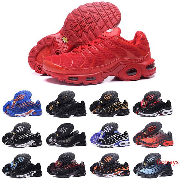 

новые кроссовки мужчины женщины tn shoes tns plus air fashion увеличенная вентиляция роскошные повседневные кроссовки красный синий черный к