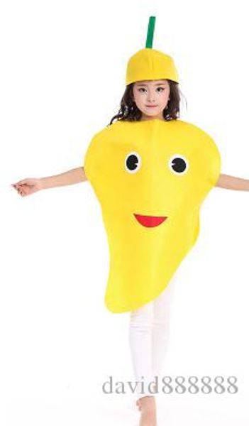 

new style the 2018 children cosplay mango corn pomegranate suitable for boys and girls stage costume short style dancing clothe, Black