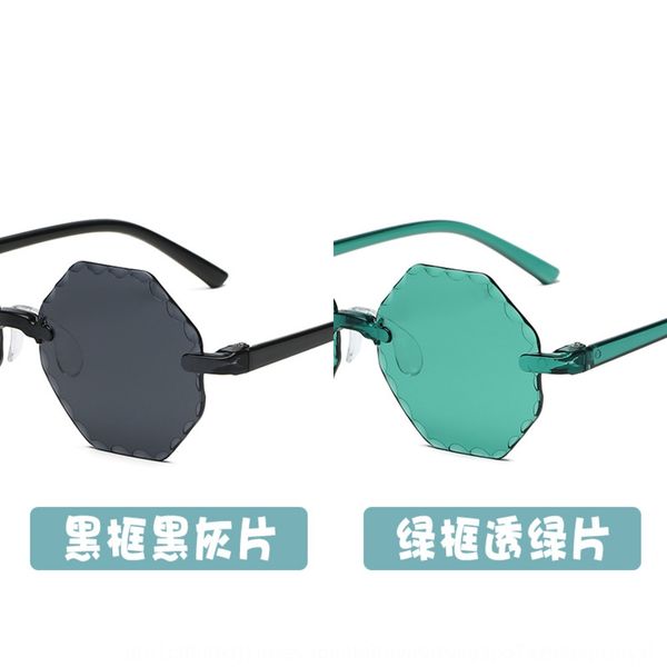 

borderless multi-side children's sun cartoon color uv-proof baby sun glasses sunglasses children, Blue