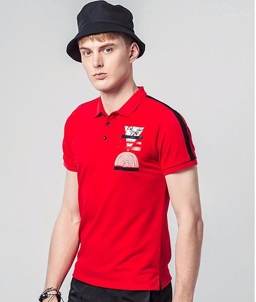 

рубашки с рукавами летние поло мужские твердые модные поло тройники дизайнерские мужские короткие, White;black