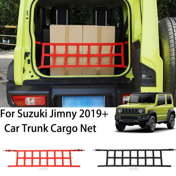 Auto-Kofferraum-Gepäcknetz, Kofferraum-Aufbewahrungs-Organizer, Netz-Zubehör für Suzuki Jimny 2019 2020, Innenzubehör