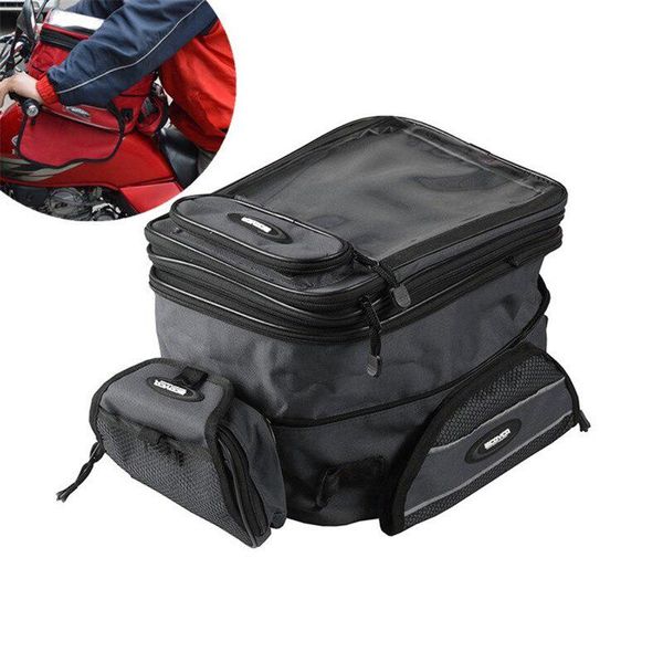 

waterproof motorcycle tank bag magnet install riding scooter travel bag motorbike saddlebag moto helmet bags