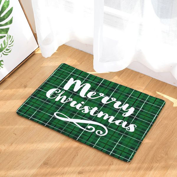 

christmas printing land mat home kitchen office door mat shower room kitchen toilet strip water uptake defence non-slip rug