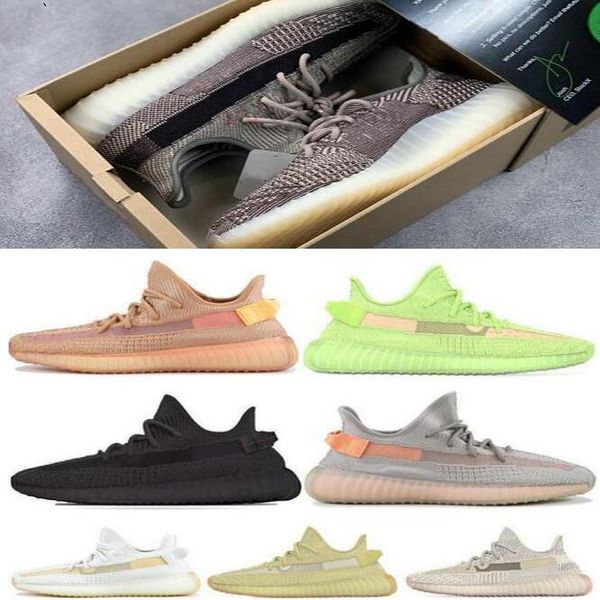 

kanye west men runnning shoes foam runner racer sports beach sandals shoes trainers women skeleton white shoes sneaker