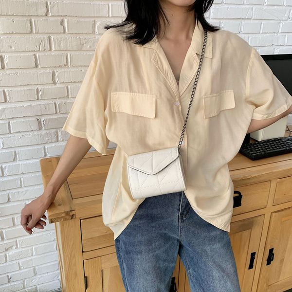 

2020 new women's shoulder bag mini small bag korean version crossbody diamond chain coin purse