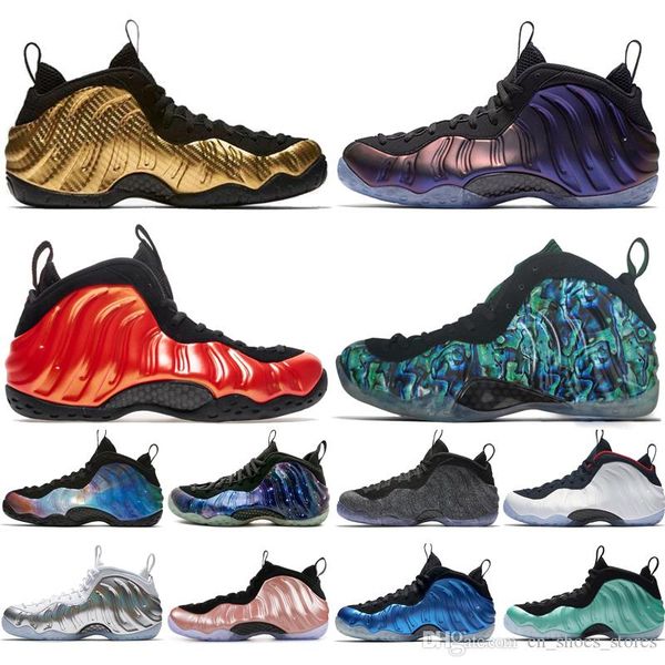 

new alternate galaxy 1.0 2.0 olympic penny hardaway black gum white-out mens basketball shoes foams one men sports sneakers designer