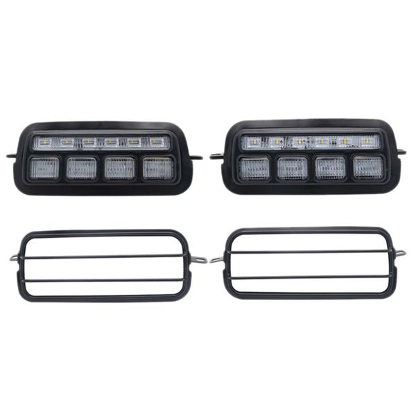 

2pcs applicable to lada niva 4x4 1995+led daytime running light over turn signal light drlpmma car headlight replacement parts o