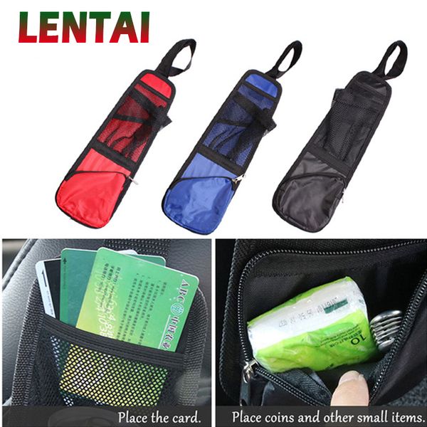 

lentai 1pc car seat side storage bag auto phone pocket for mercedes w203 w204 w211 s60 xc90 xc60 s80 subaru forester
