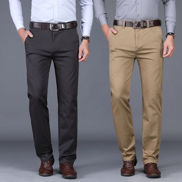 

mens formal wedding straight pants for men business suit pants high waist dress long trouser stretch plus size pantalones hombre, White;black