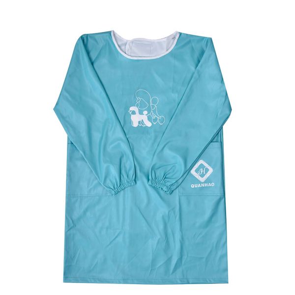 

long sleeve pet apron beauty gown pet waterproof beauty grooming beautician smock clothing store aprons robe dress