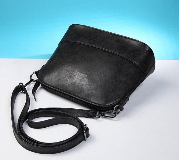 

new fashion women's messenger bag scrub shell bag nubuck leather small crossbody bags over the shoulder women handbag