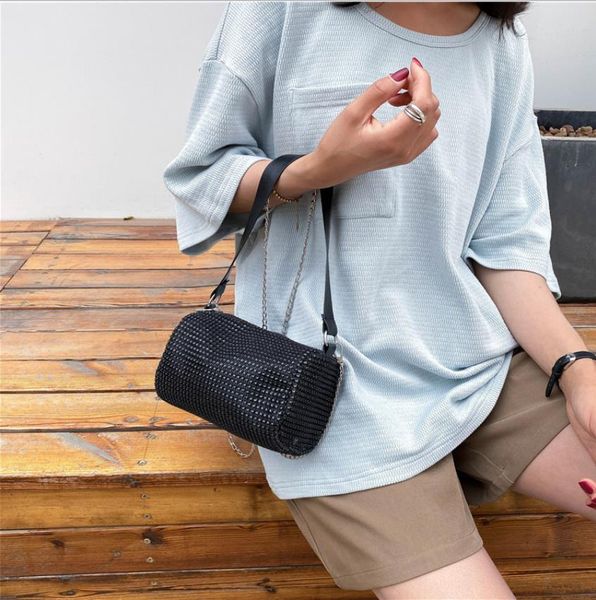 

Designer Bags Women New Diamond Bucket Bags Korean Version Designer Handbags Shoulder Chain Bag