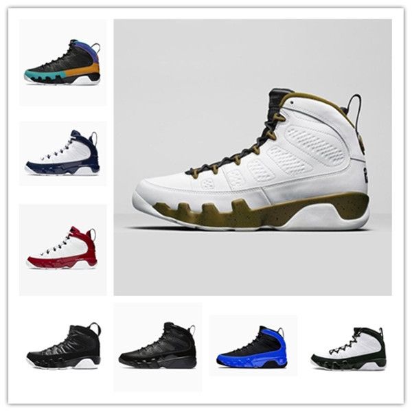 

jumpman gym red racer blue citrus 2020 9 ix 9s mens basketball shoes dream it unc la oreo bred space jam men sports trainers sneakers 7-13