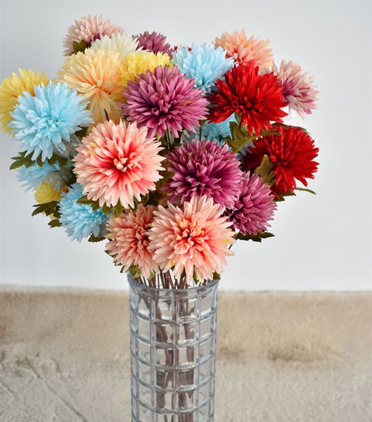 

2020 новое пятно многоцелевой букет 8 цветов твердые лепестки одуванчика 67 см длиной 10 см бутон цвет яркий и отчетливый декоративный цвето