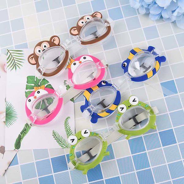 

anti-fog плавание очки очки спорта на открытом воздухе плавать бассейн мультфильм симпатичные очки нового прибытия дети дети регулируемый во