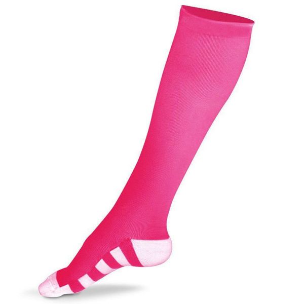 

sports socks support leg graduated compression anti-fatigue stockings a, Black