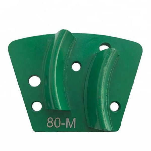 

trapezoid diamond grinding heads aggressive drill segments concrete grinding pad for removing mastic thicker epoxy 12pcs