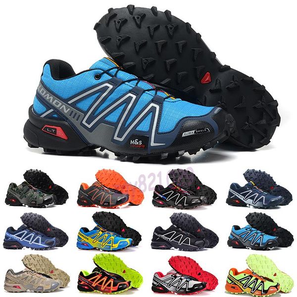 

2020 speed cross 3 cs men women outdoor running shoes speedcross run black green red blue designer trainer mens sport sneaker size 36-46 g52, Black;brown