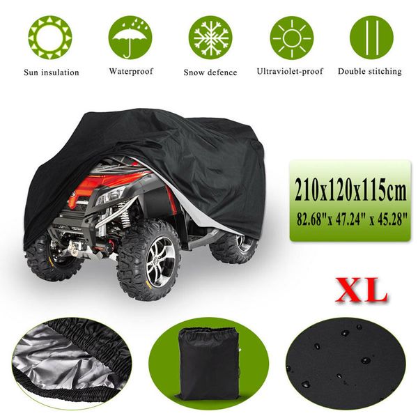 

xl full atv cover waterproof breathable rain snow dust heat resistant protection