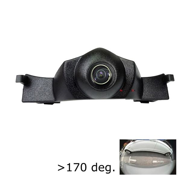 

colose 180deg fisheye ccd hd car front view logo camera for q3 tfsi a8l plus 2019 front grille camera waterproof