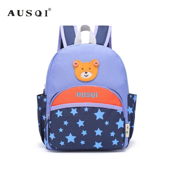 

ausqi cute bear children toddler preschool bags,kids small backpack for girls and boys to kindergarten toddler stars book bags