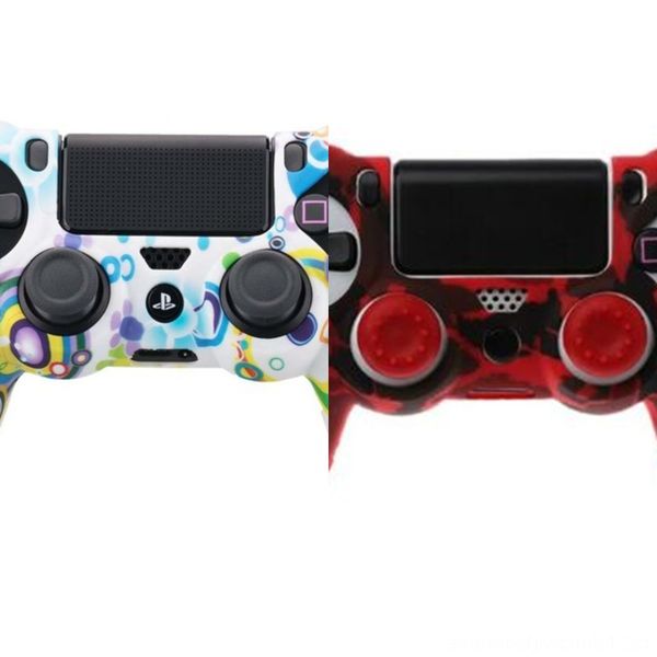 

cinyd ps4 accessories skull for gel slimdhl sleeve skin grips cover case caps silicone playstation 4 ps4 pro guards