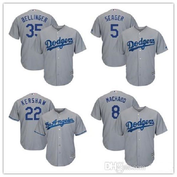 

losangeles dodgers 22 clayton kershaw 35 cody bellinger majestic official cool base baseball jersey, Blue;black
