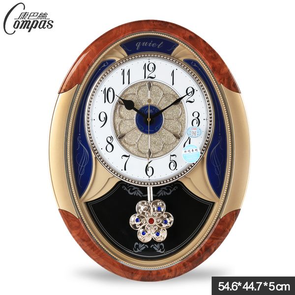 

nordic design large wall clock vintage living room luxury swing clock secret stash silent creative oclock duvar saati decor s303