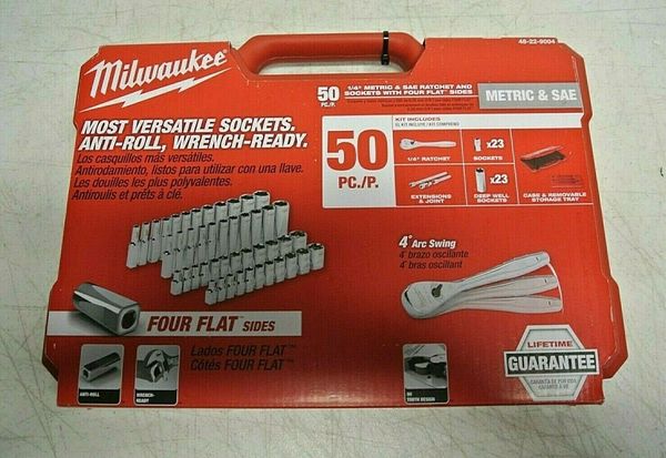 

Milwaukee 1 4 in drive ae metric ratchet and ocket mechanic tool et