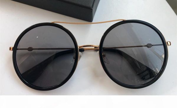 

women designer sunglasses 0061 fashion style mixed color retro round frame for women black eye glasses uv protection lens 0061s, White;black