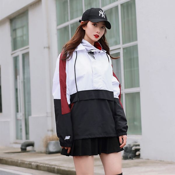 

2020 новая куртка с капюшоном мужчину дизайнер nb женщины brand half-молния пуловер пальто высокого качества hoodie teens свитер luxury casu, Black;brown