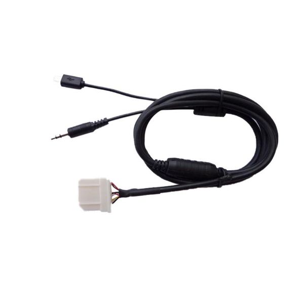 

cables for aux line + android interface + music car