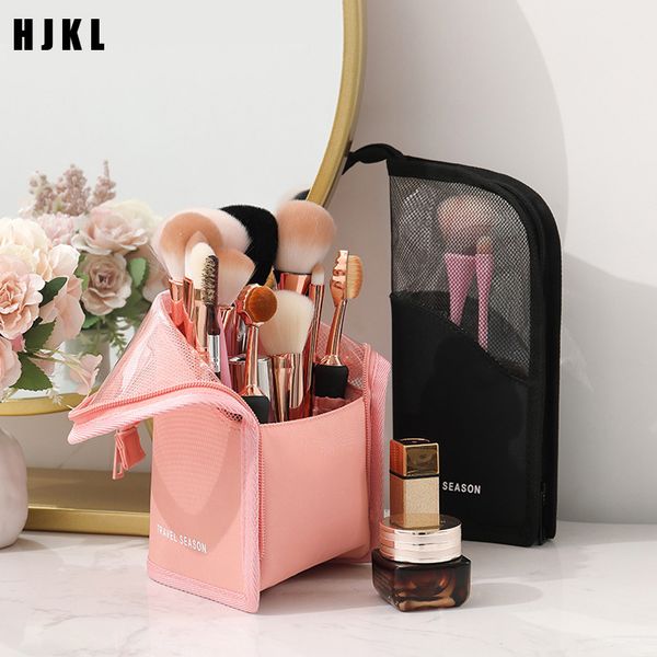

cosmetic bags & cases selling storage bag tube net red mask lipstick eyebrow pencil portable makeup brush bucket