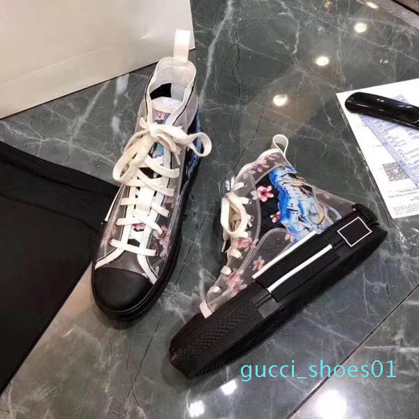 

2020 designer shoes for women fashion platform sneakers triple black white leather suede comfortable flat casual shoe size 35-40 g1