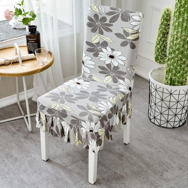 

removable spandex chair covers slipcovers seat cover dining room office, l, wedding, celebration decoration