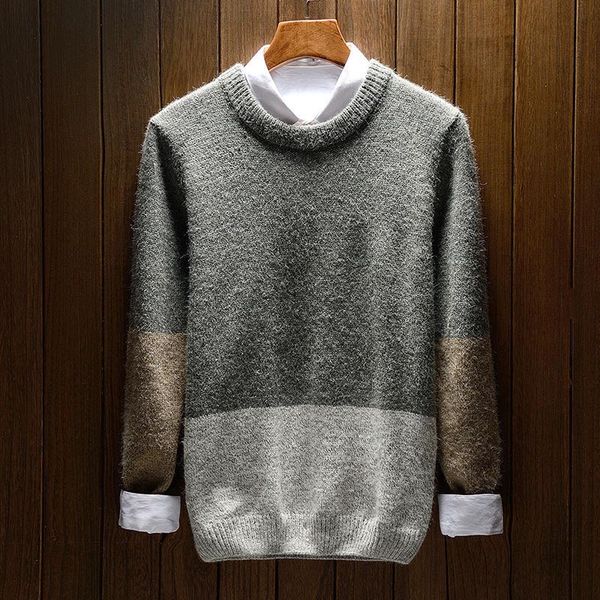 

autumn and winter turtleneck sweater male trend slim turn-down collar sweater comfortable teenage thickening basic r, White;black