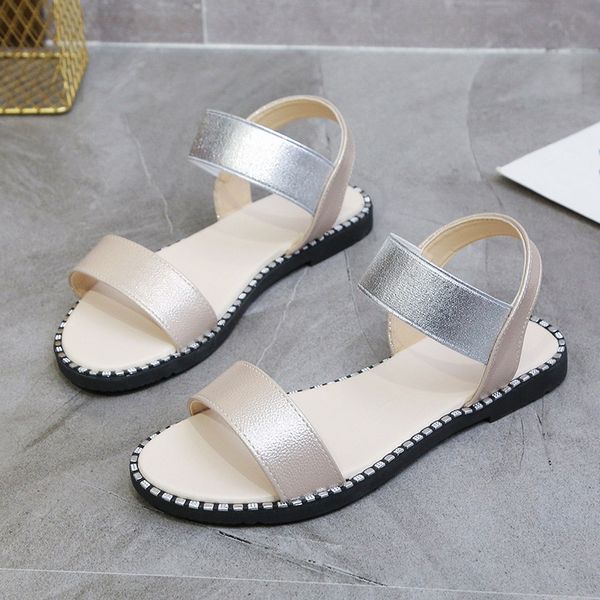 

women's summer sandals ladies vintage gladiator new fashion women open toe woman causal outdoor beach shoes plus size 36-41, Black