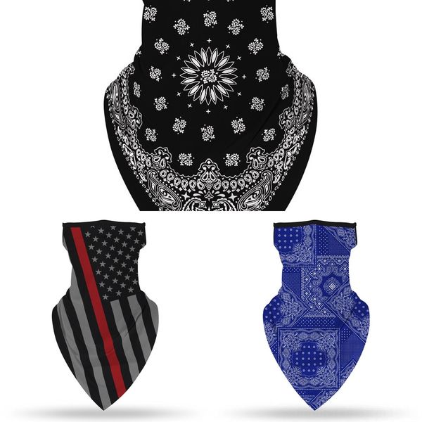 

uvmko sport scarf men women magic ski turban hand band bandanas scarf headband outdoor scarf cycling magic face mask, Black