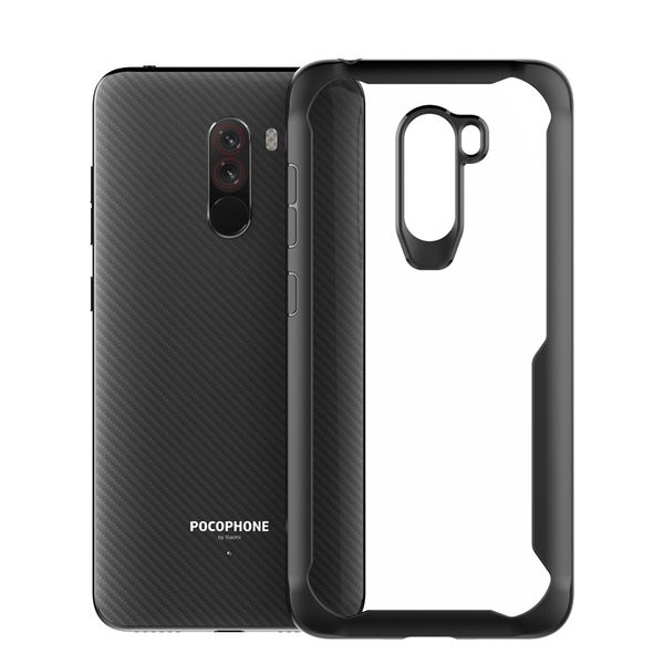 

полный защитный тпу и акриловый прозрачный чехол для xiaomi pocophone f1