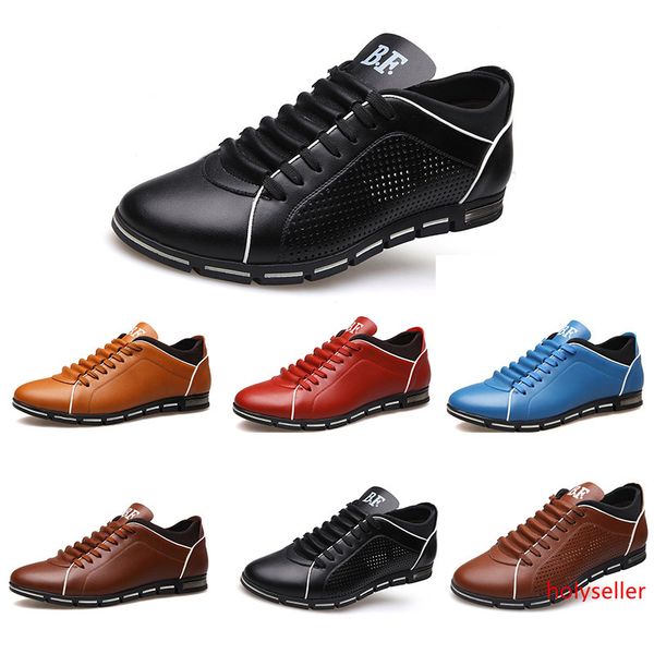 

2020 fashion men s casual leather plus velvet shoes triple black brown blue light tan red mens outdoor business walking main6
