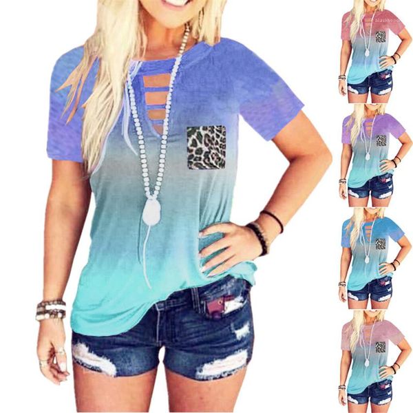 

sleeve casual ladies fashion summer female loose designer women tshirts o neck holes short, White