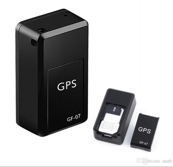 GF-07ANTI-Kayıp Alarm Mini Gerçek Zamanlı GSM / GPRS Tracker Çocuk / Araba / Köpek Sistemi Cihazı Manyetik Bulucu Konumlandırma Telemonitoring Dinleme