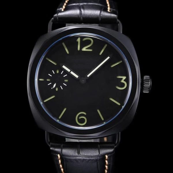 

Men 039 bu ine luxury hand wind machine watch with p3000 movement advanced electroplated coffee black ro e gold 3 color cattle leathe