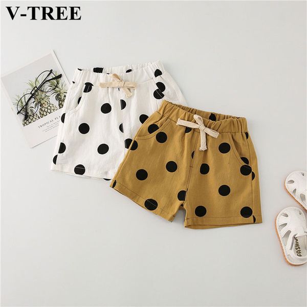 

летние детские шорты хлопок шорты для девочек dot девушки повседневные брюки детские брюки для девочек малышей детские дети мешковатые штаны, Black
