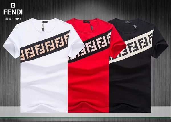 

Лето Письмо печати футболка мужчины футболка хлопок смесь топ тройники с коротки